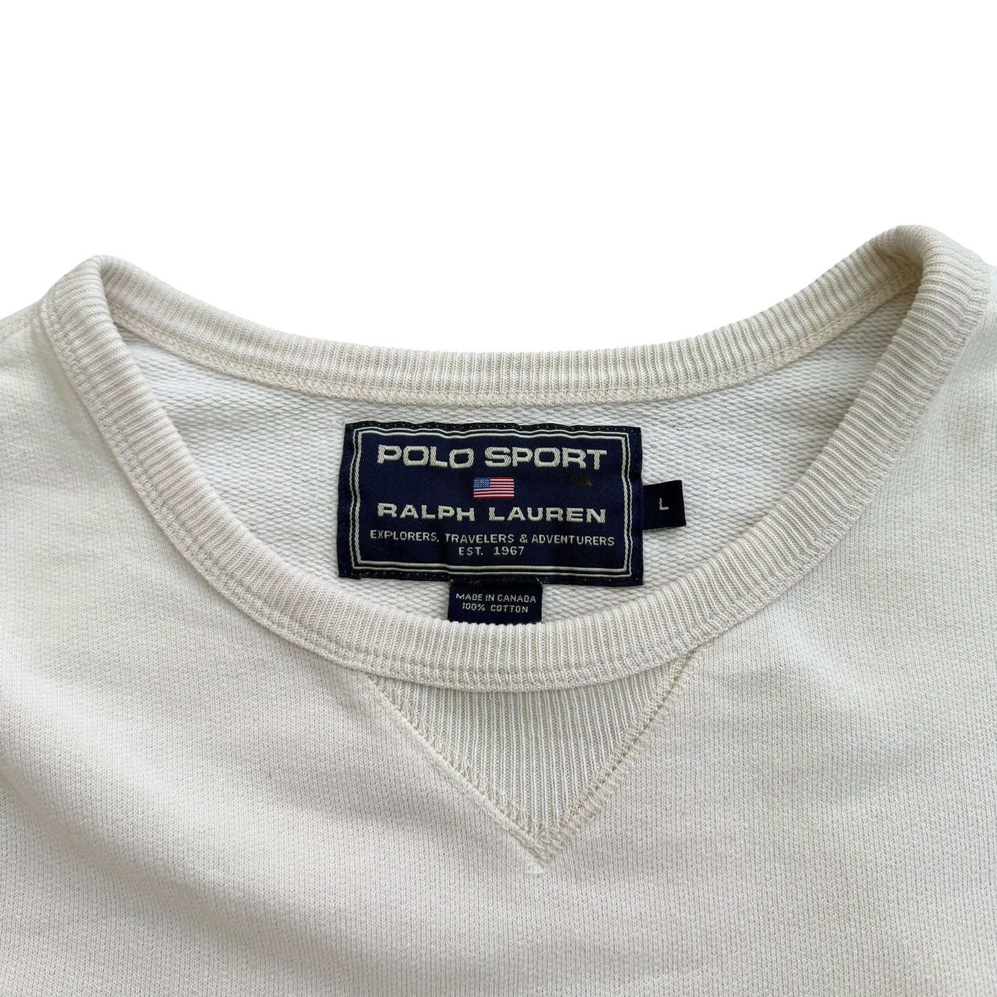 1990's Polo Sport Ralph Lauren - Double Pocket Crewneck - L