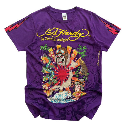 2000’s Ed Hardy “Love Kills Slowly” - Rhinestone T-Shirt - S