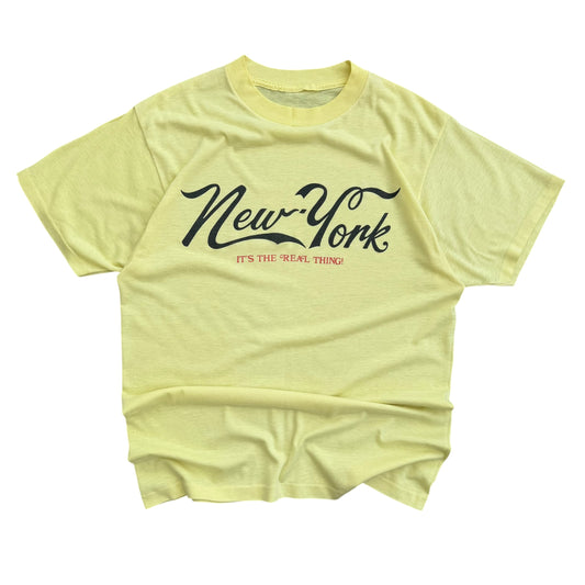 1970's New York - "It's The Real Thing" Coca-Cola Bootleg Tee - M