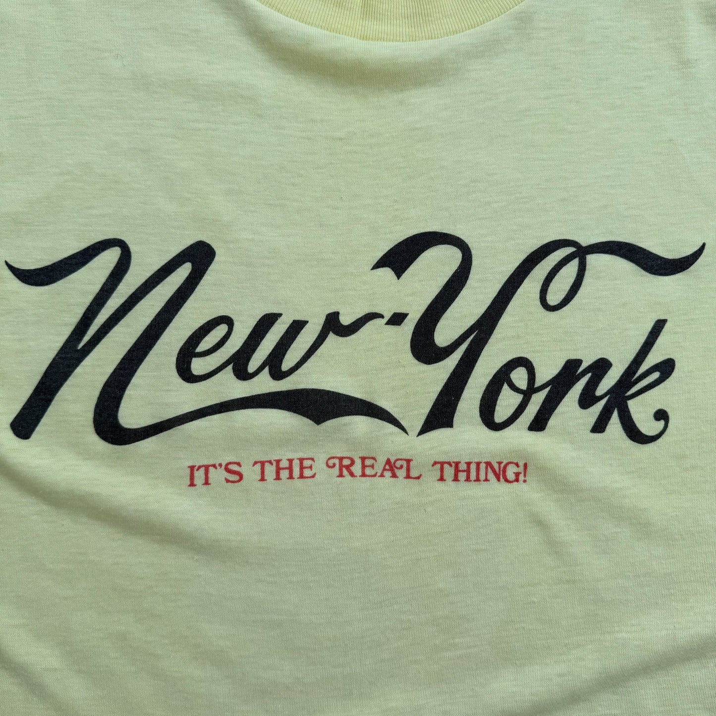 1970's New York - "It's The Real Thing" Coca-Cola Bootleg Tee - M