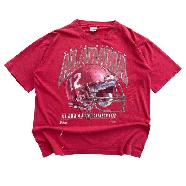1991 Distressed University of Alabama - Crimson Tide T-Shirt - L