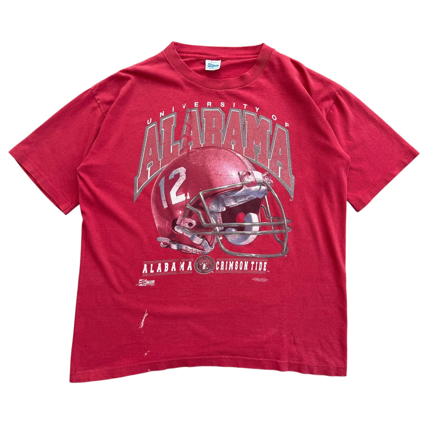 1991 Distressed University of Alabama - Crimson Tide T-Shirt - L