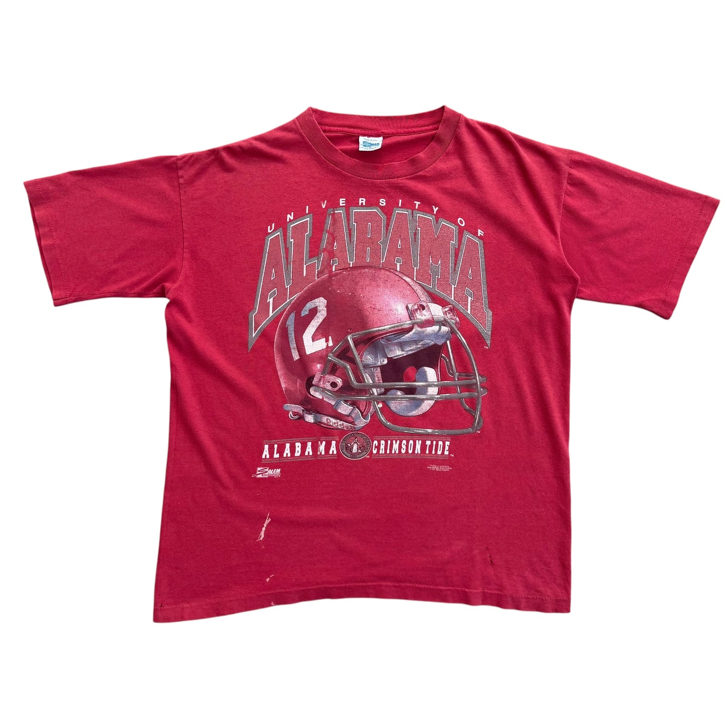 1991 Distressed University of Alabama - Crimson Tide T-Shirt - L