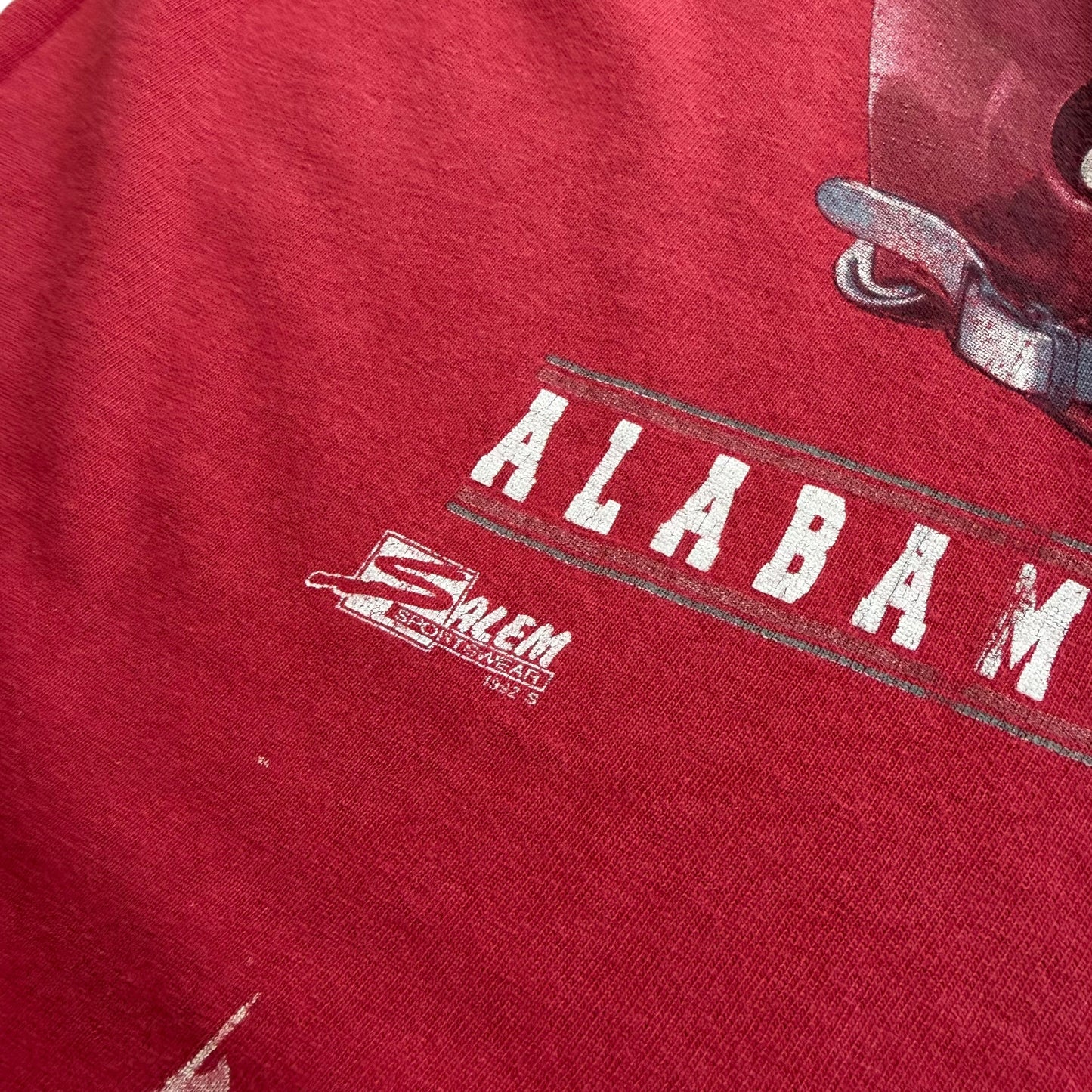 1991 Distressed University of Alabama - Crimson Tide T-Shirt - L