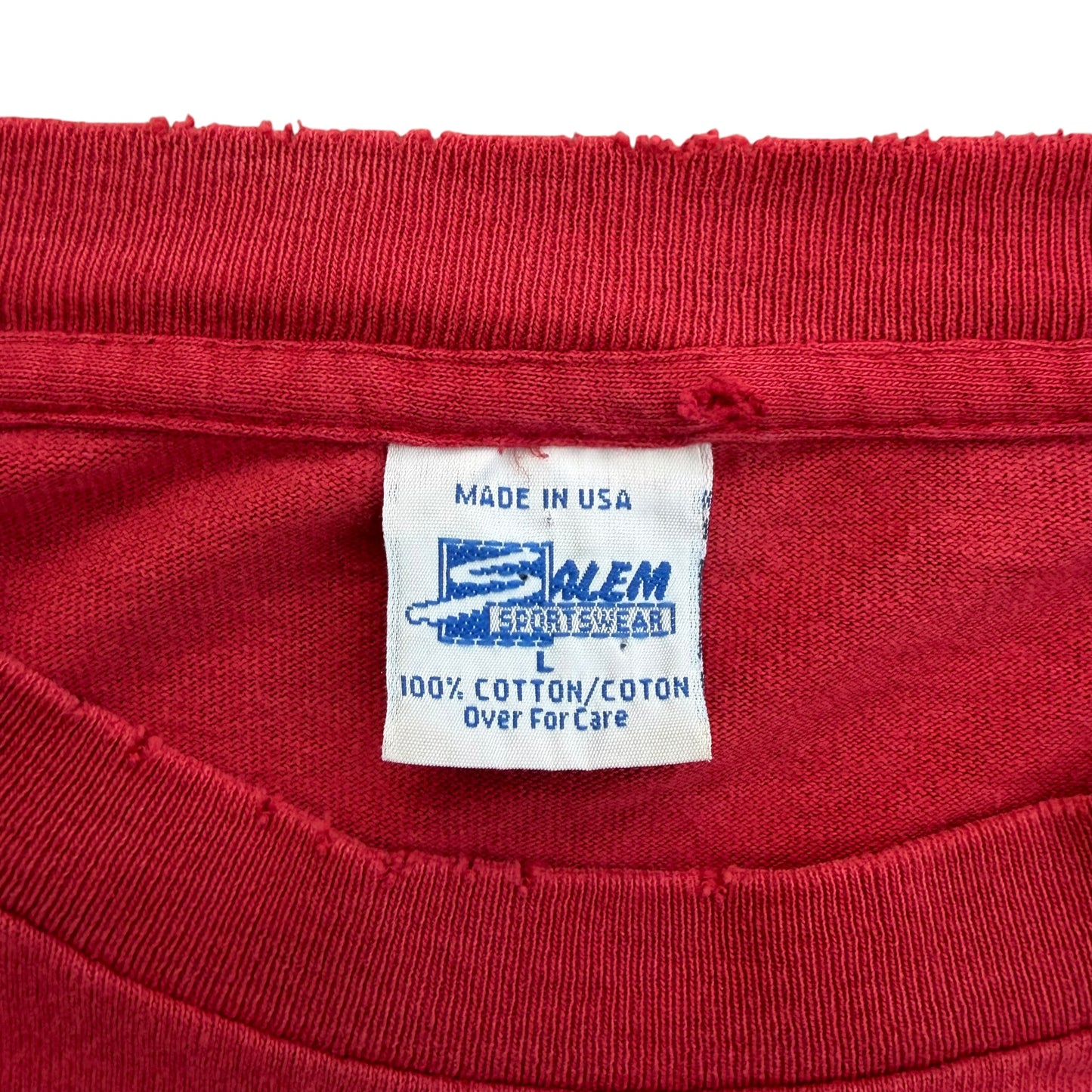 1991 Distressed University of Alabama - Crimson Tide T-Shirt - L