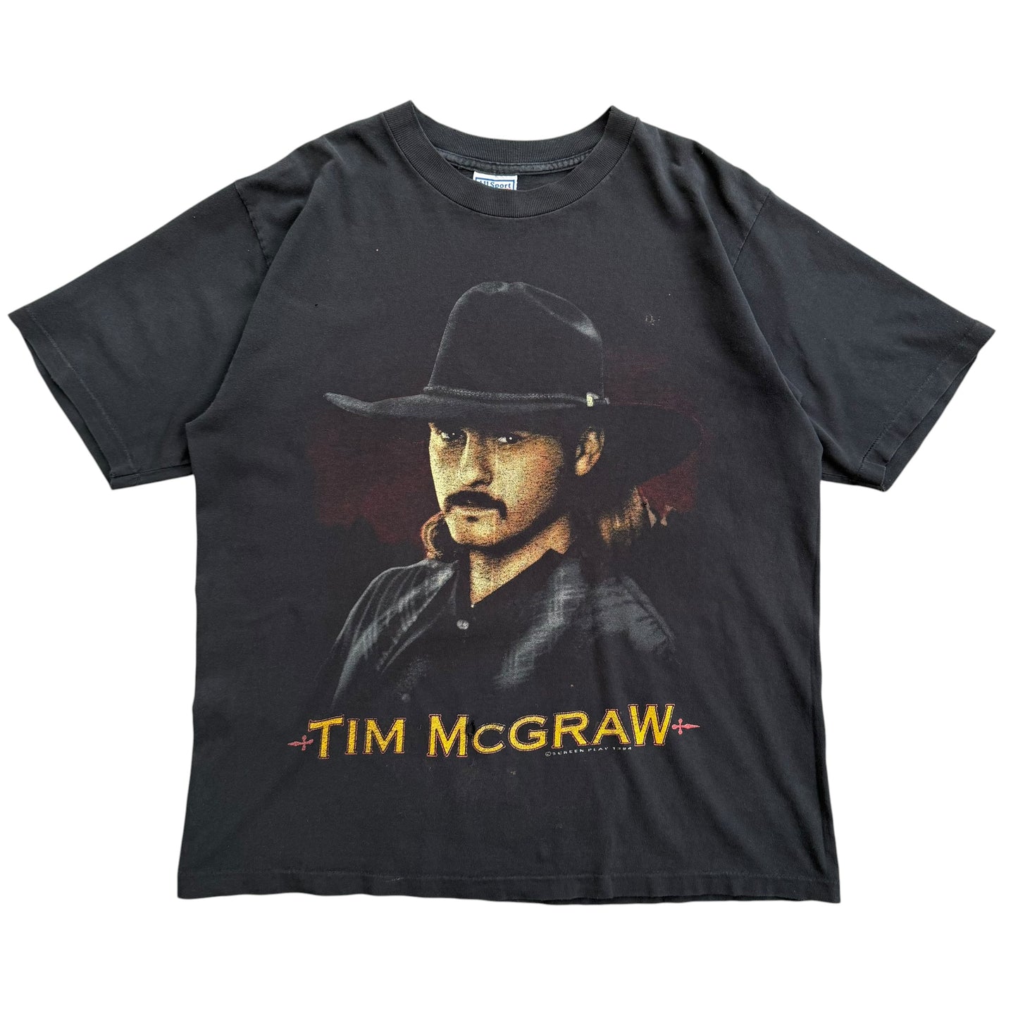 1994 Tim McGraw - Don't Take The Girl - Country Tour Distressed Graphic T-shirt - XL