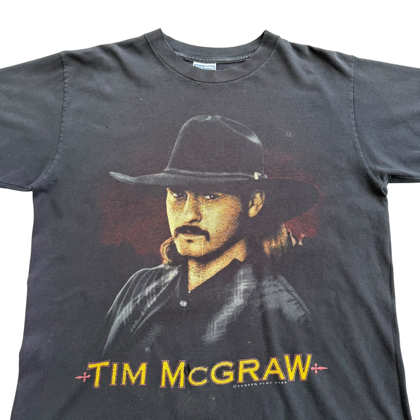 1994 Tim McGraw - Don't Take The Girl - Country Tour Distressed Graphic T-shirt - XL