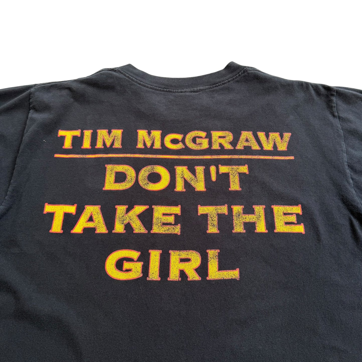 1994 Tim McGraw - Don't Take The Girl - Country Tour Distressed Graphic T-shirt - XL