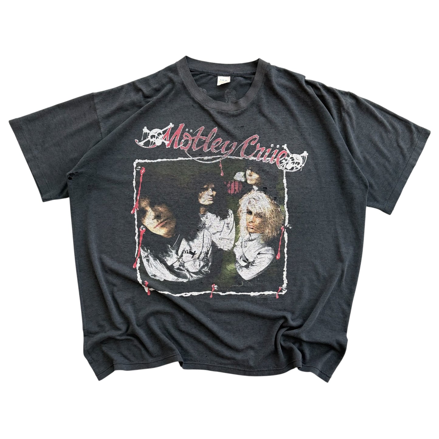 1989 Mötley Crüe - Dr. Feelgood Tour T-Shirt - XL
