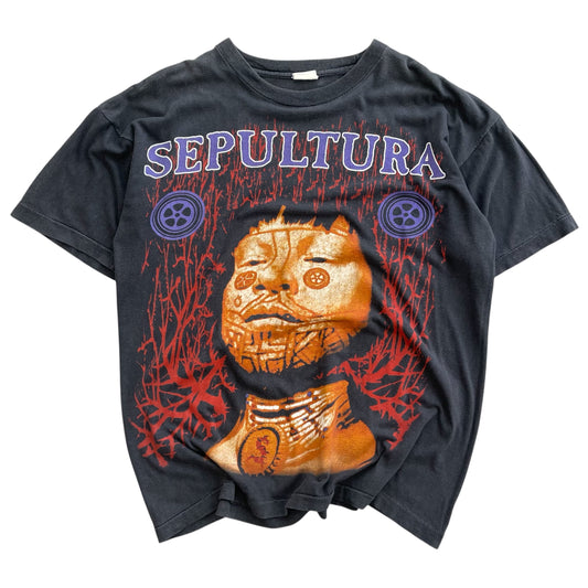 1990's Sepultura - Roots Bootleg T-shirt - L